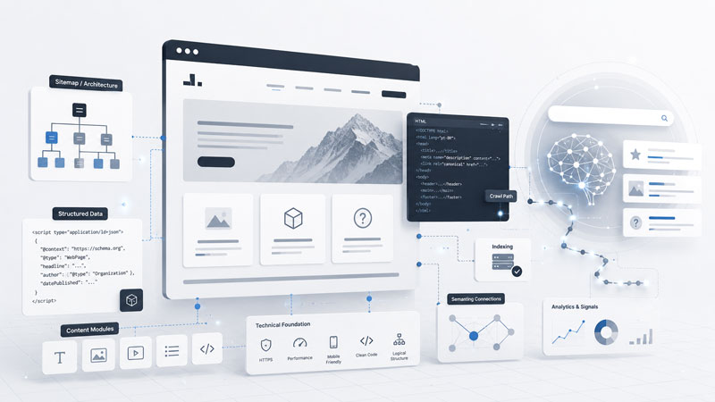 Desenvolvimento de Site e SEO Técnico na era da Inteligência Artificial